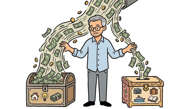 Two-account system - bills and spending separated
