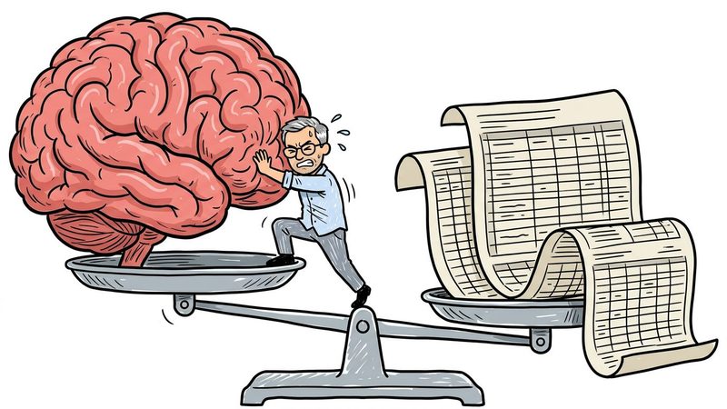 Brain vs spreadsheet - the willpower trap
